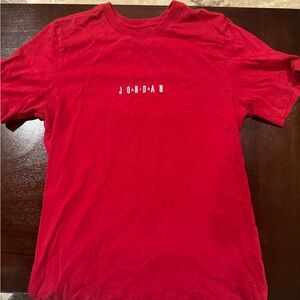 Jordan Bold Red Short Sleeve Tee